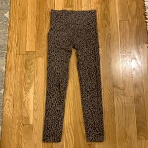 Spanx look at me now seamless leggings leopard print